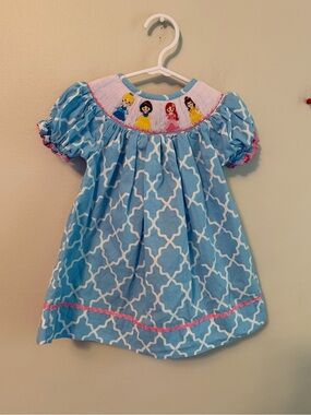 Sweet Southern Smocks Disney Princess Smocked Dress